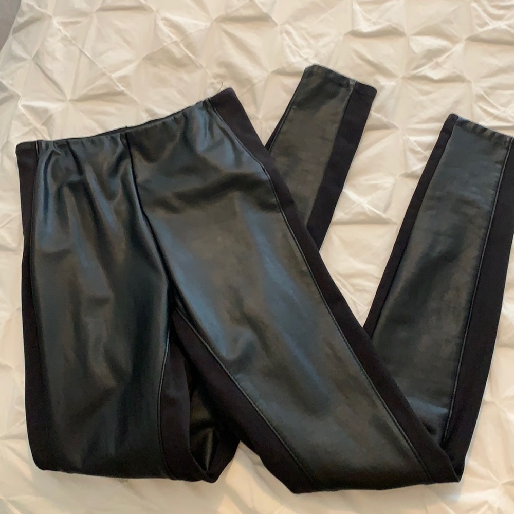 Leather leggings